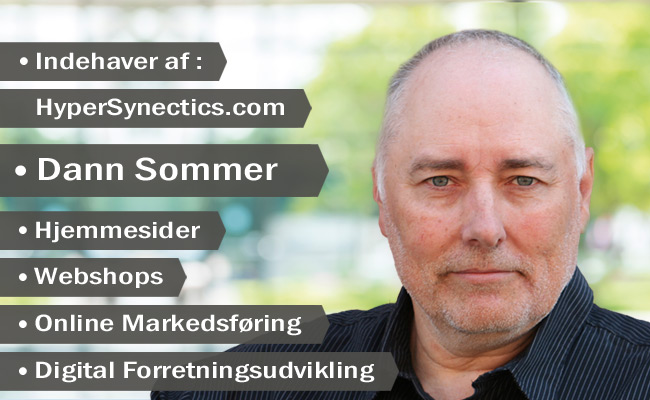Medarbejdere :: HyperSynectics.com :: Indehaver : Dann Sommer | Hjemmesider | Webshops | Online Markedsføring | Digital Forretningsudvikling - SEO (Søgemaskineoptimering) | Google Adwords | Facebook Ads